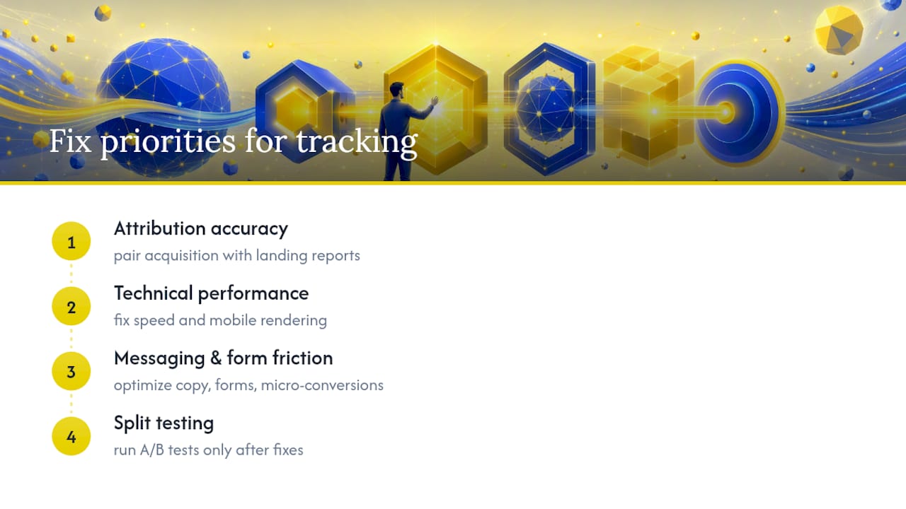 The Real Lesson in All This Tracking Advice — overview diagram