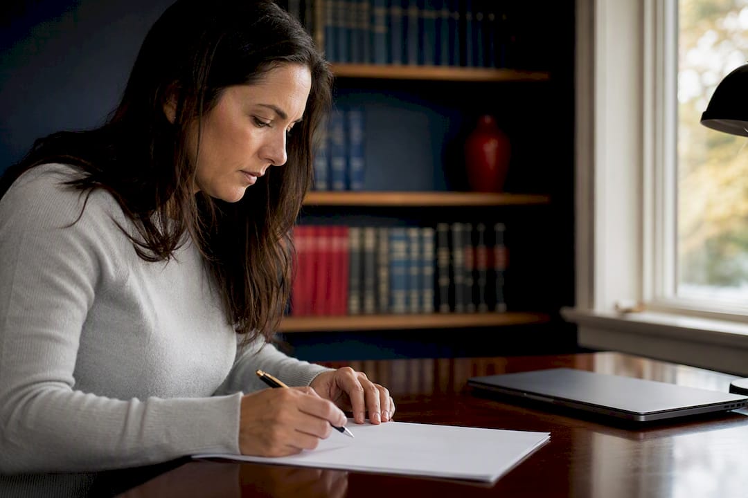 Close-up hands with tablet and blank paper on desk