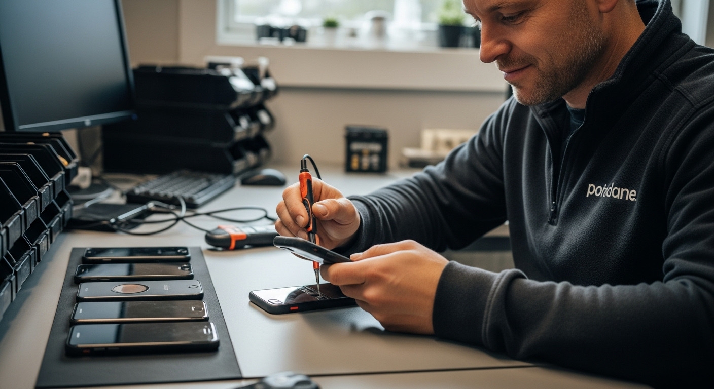 mobilvurdering, teknisk prosess