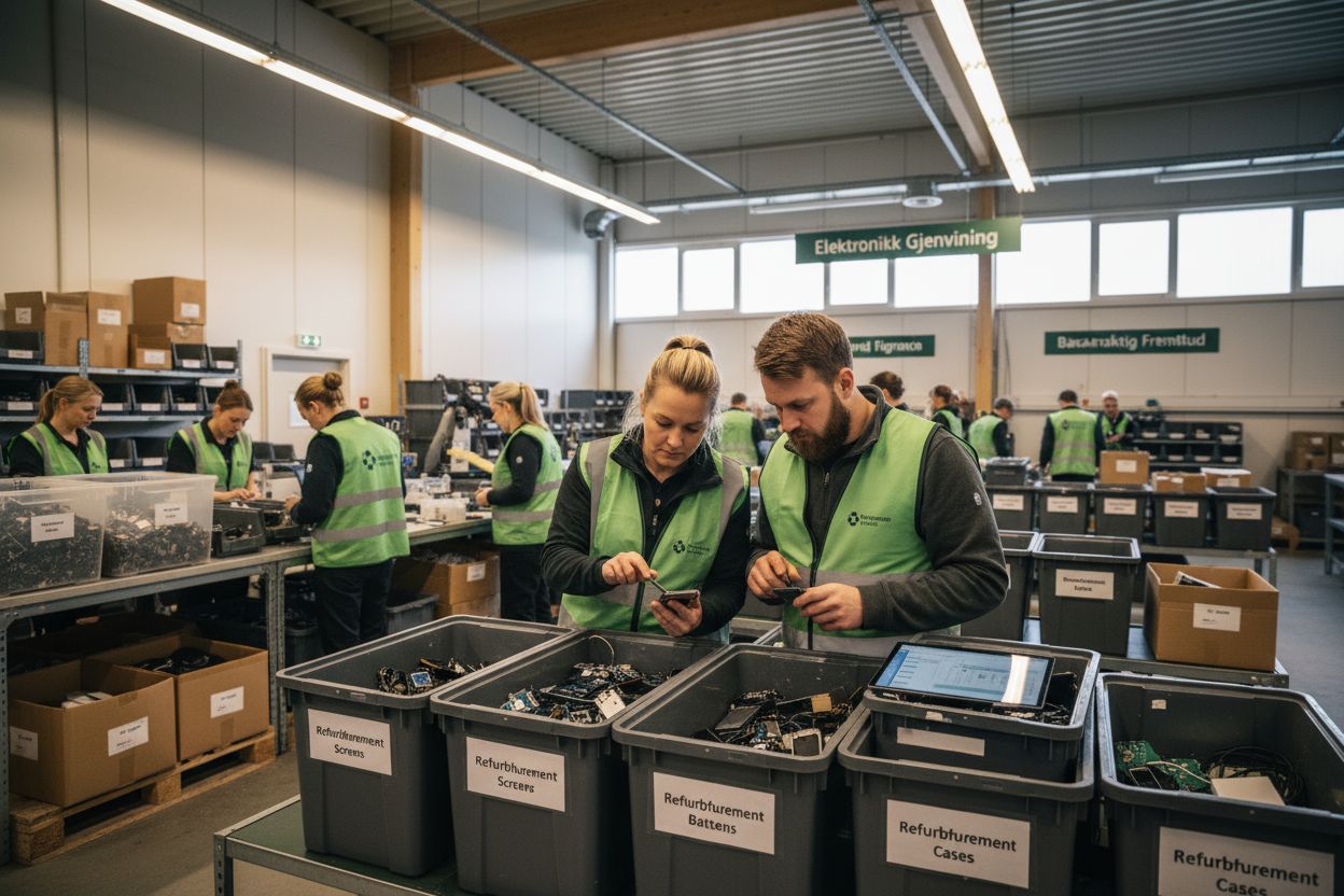 telefon resirkulering gjenbruk