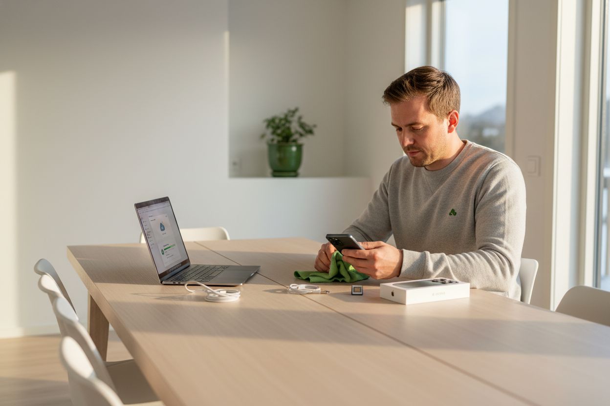 mobilinnbytte forberedelse hjemme