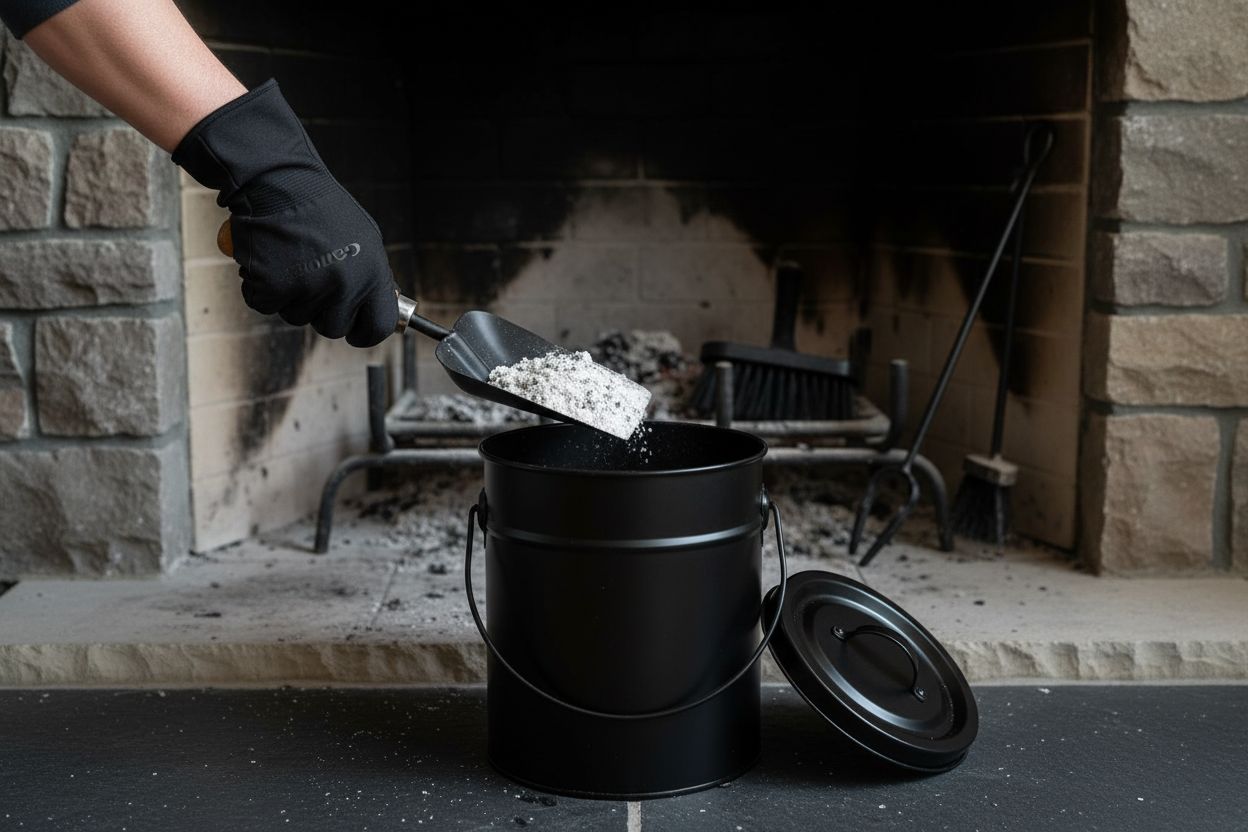 briketter avslut askhantering