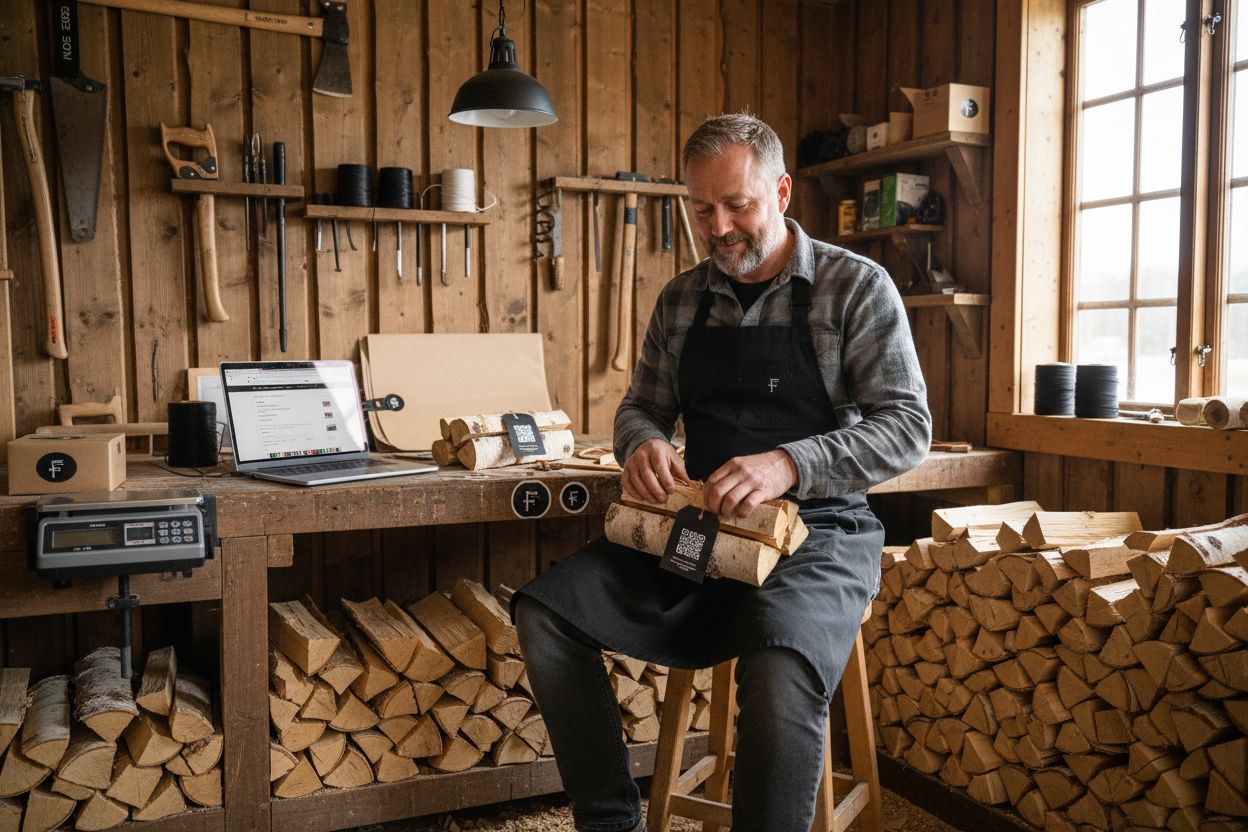 digital vedförsäljning småföretagare