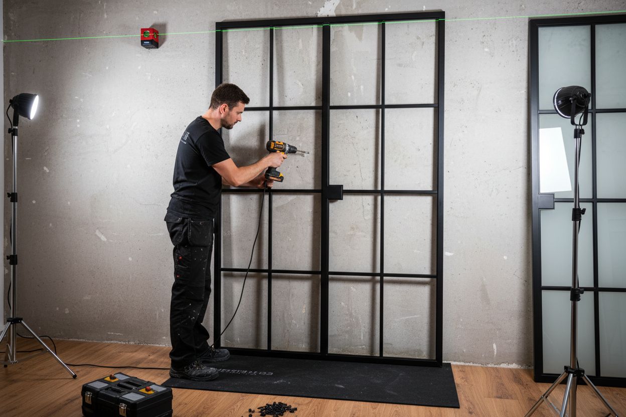 Lofttür Installation Schritt