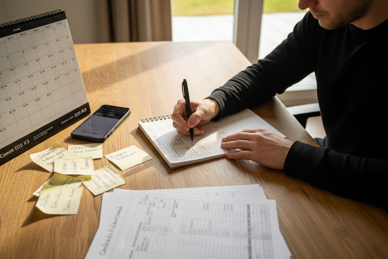 Zahnarzt Vorbereitung zuhause