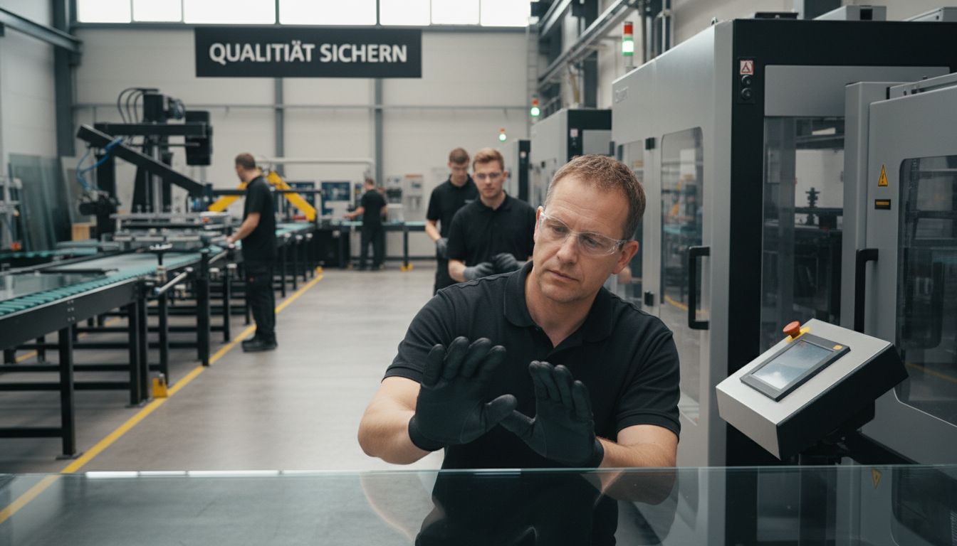 Sicherheitsglas Fertigung Werkstatt