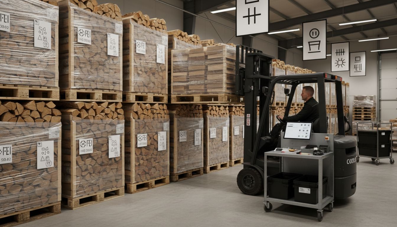 vedlager leverans logistik