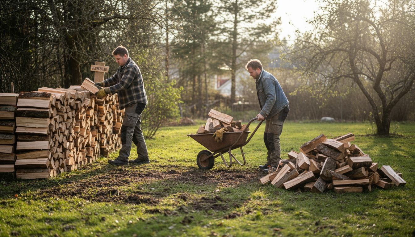 Så organiserar du ved – både travad och staplad