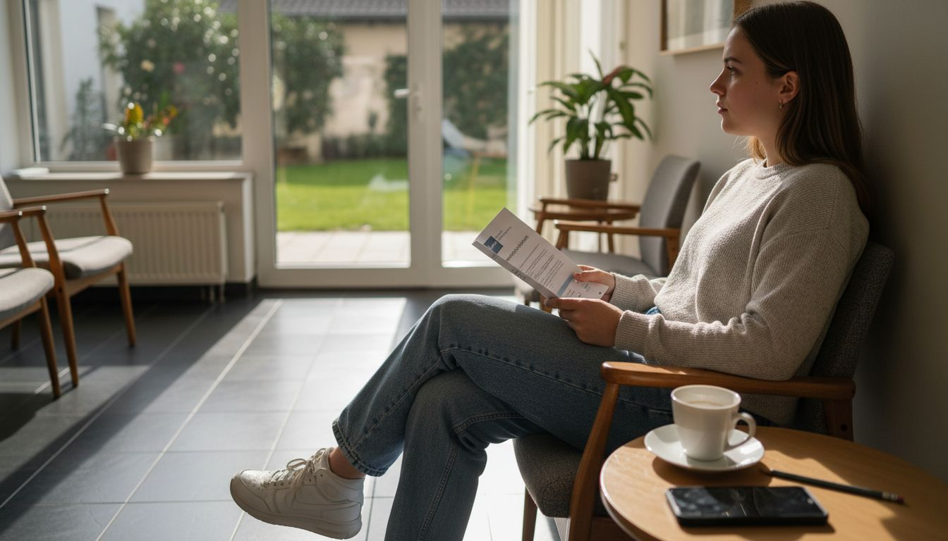 Die Patientin befindet sich aktuell in der Einheilungsphase des Implantats.