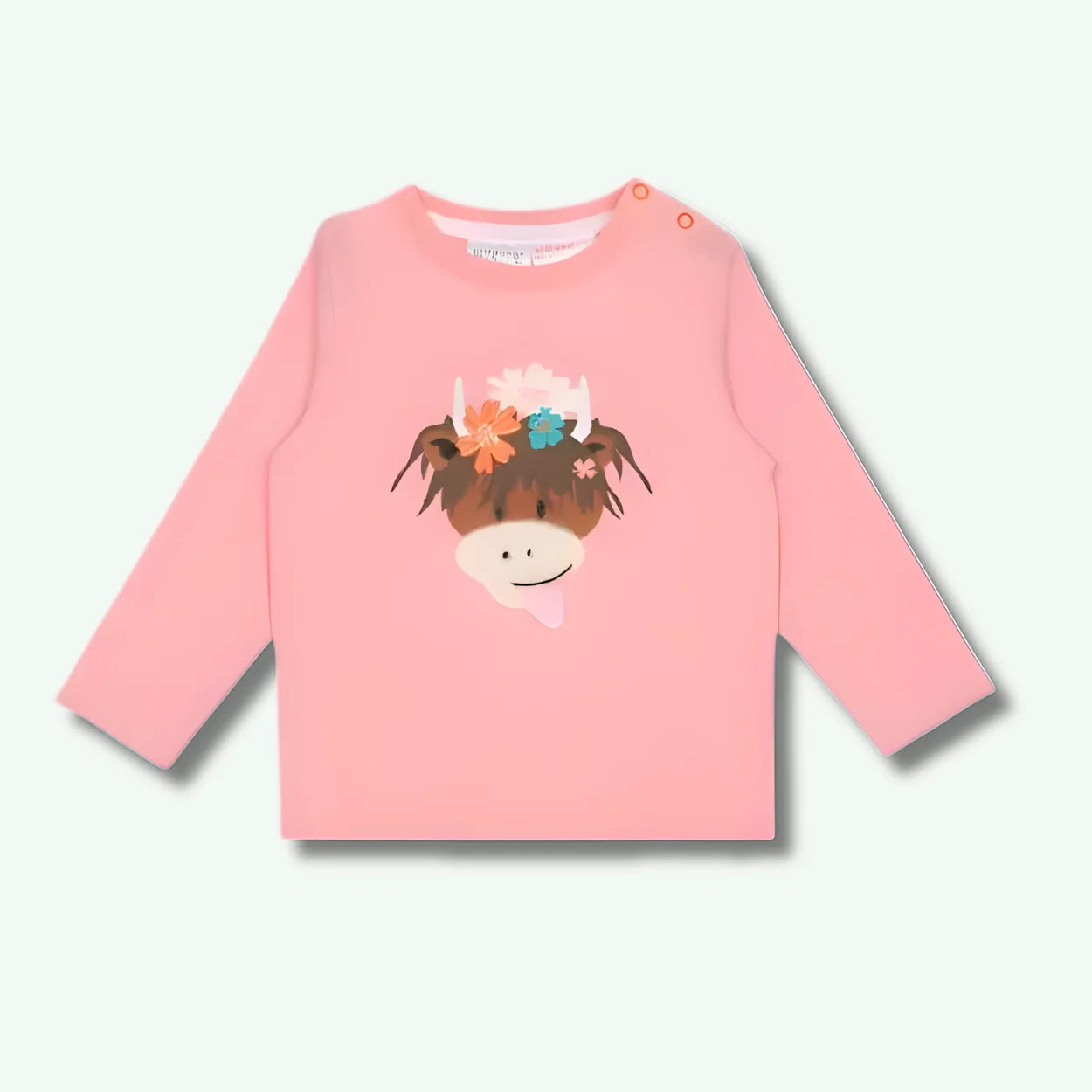 Blade & Rose Bonnie Highland Cow Long Sleeve Top
