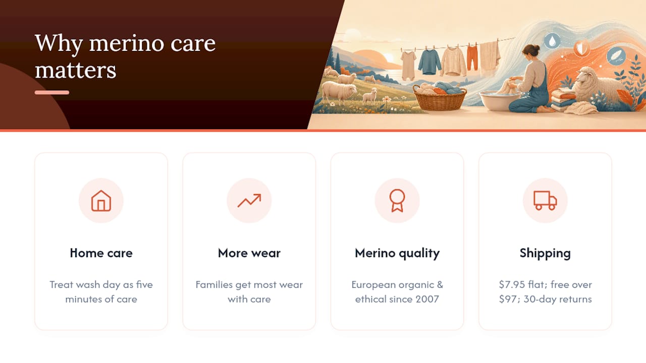 Why merino care matters more than you'd think — overview diagram