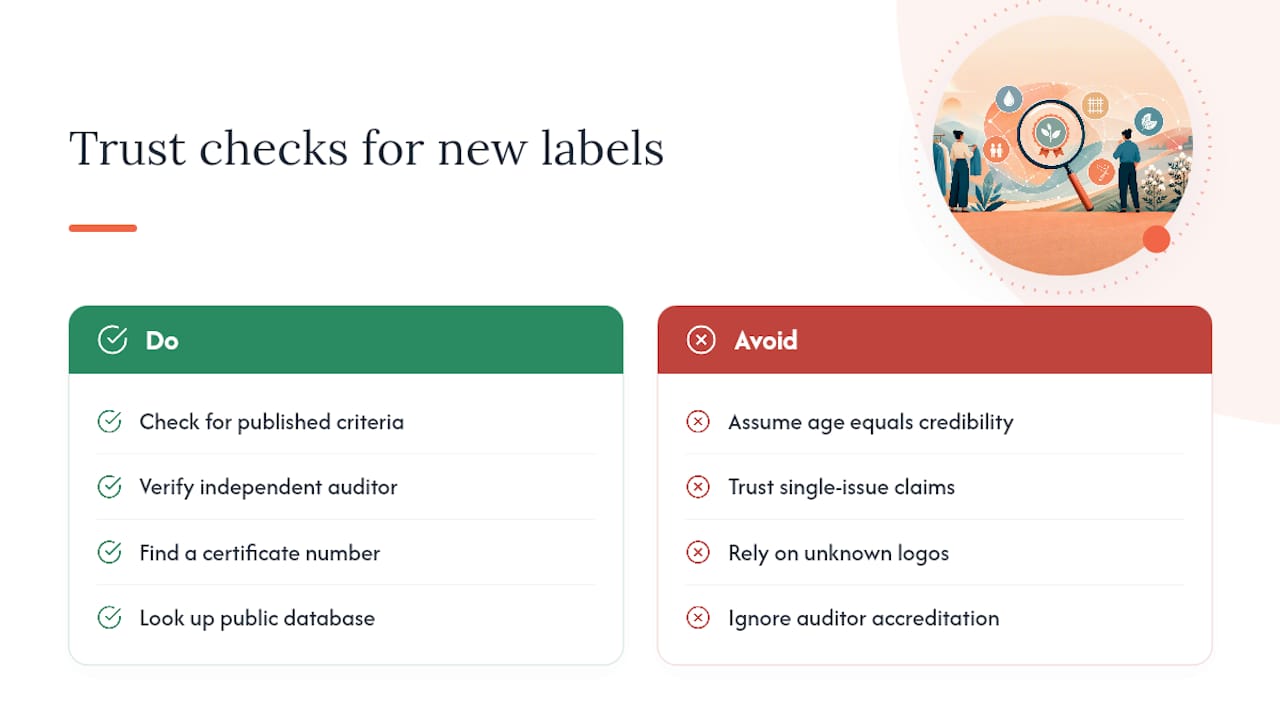 Are newer certifications as trustworthy as the established ones? — overview diagram