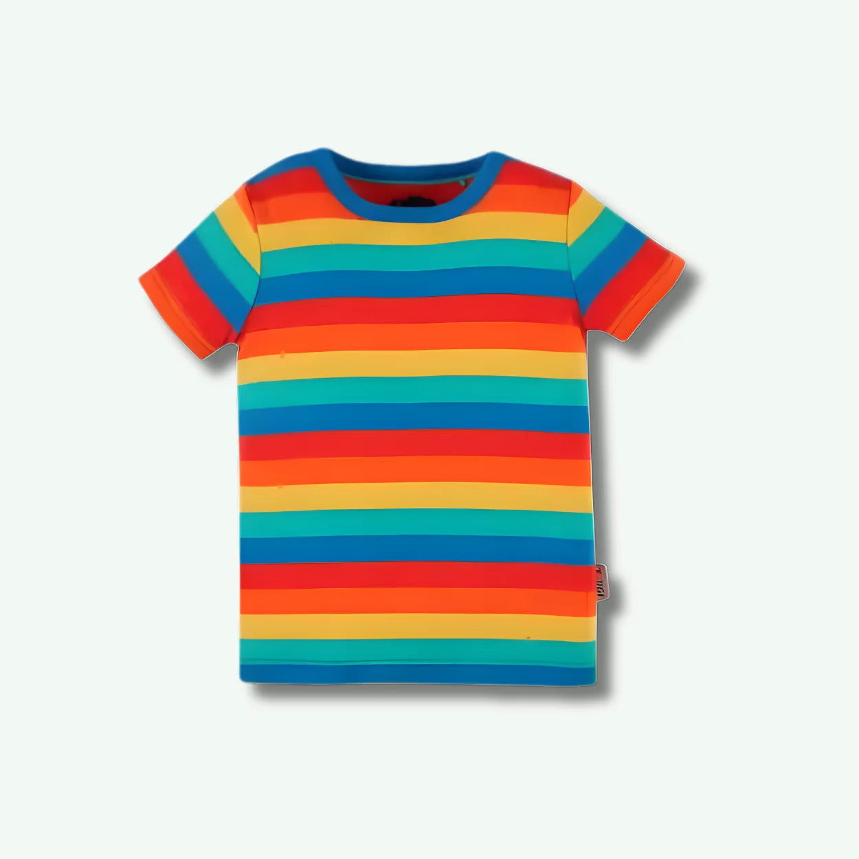 Frugi Rainbow Stripe Tee