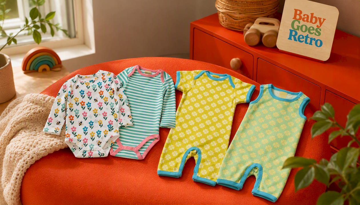 Frugi Fun Flowers Bodysuits (2-Pack)