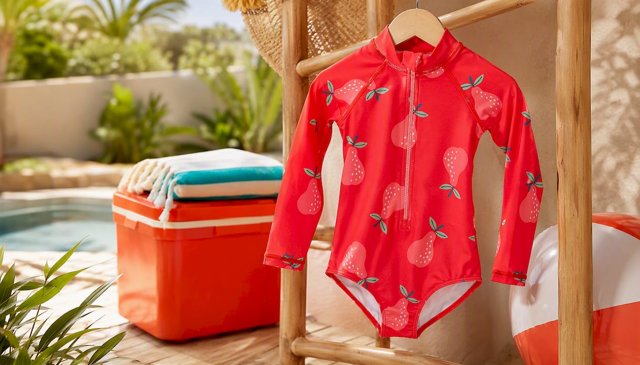 Kite Pear-fect Print Swimsuit