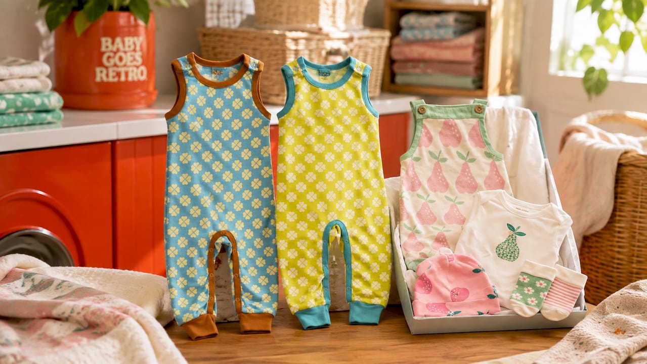 DUNS Sweden Clover Dungarees: Capri Blue