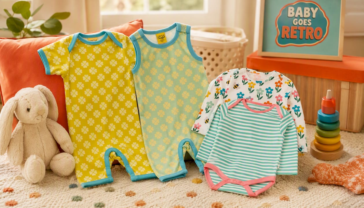 DUNS Sweden Clover Playsuit: Sulphur Green