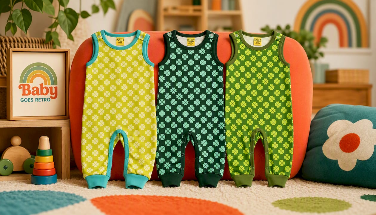 DUNS Sweden Clover Dungarees: Sulphur Green