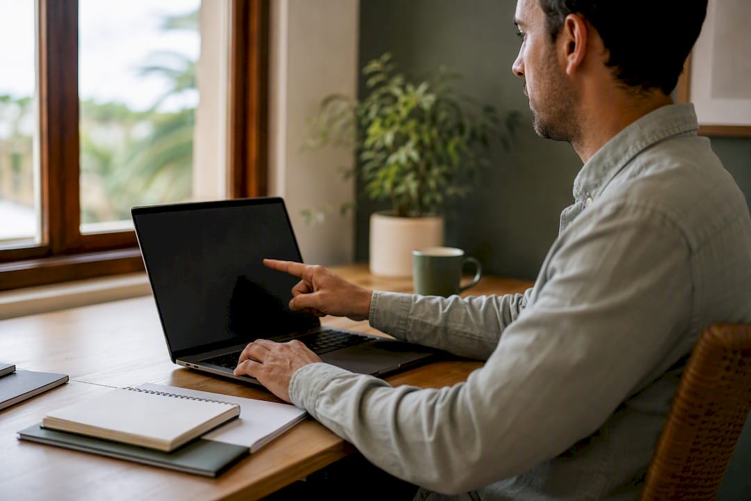 Manos trabajando en el análisis de datos para la tasación de propiedades