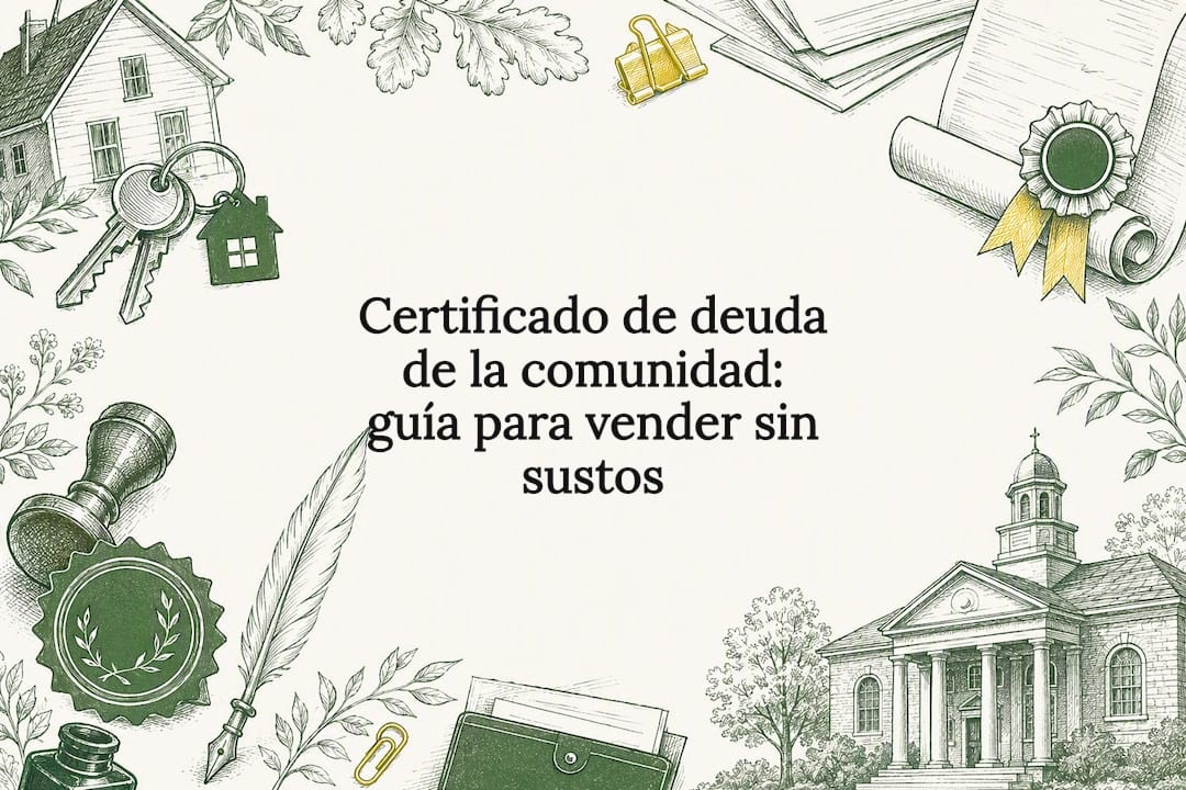 Ilustración decorativa para el título de un artículo sobre certificados