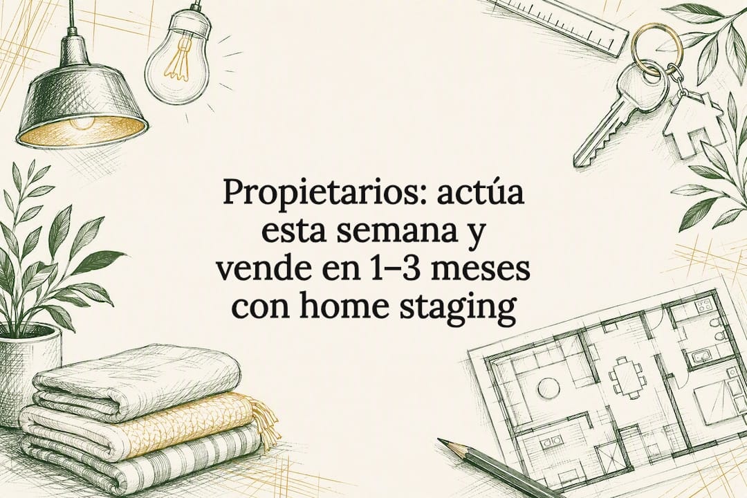 Ilustración decorativa sobre home staging
