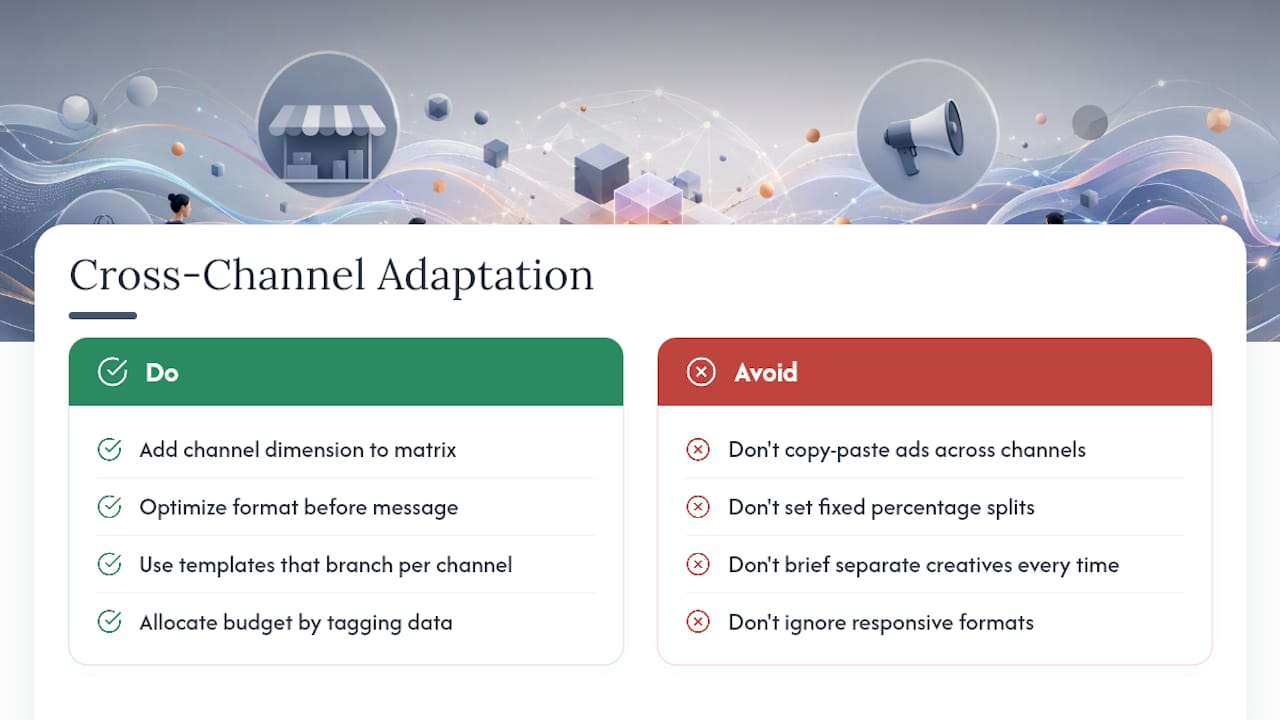 Cross-Channel Scaling Strategies and Adaptation — overview diagram