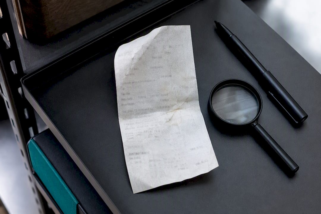 Faded thermal receipt causing scanning errors