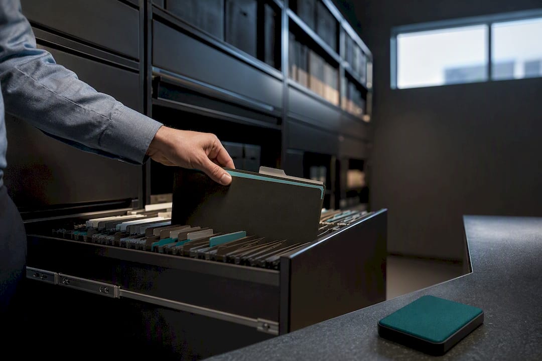 Organised tax records in secure archive