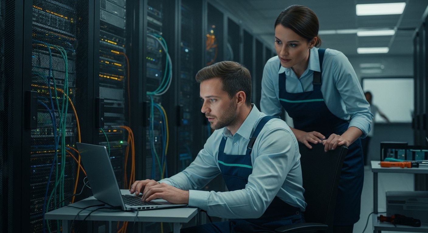 tecnico controlla server penetration test