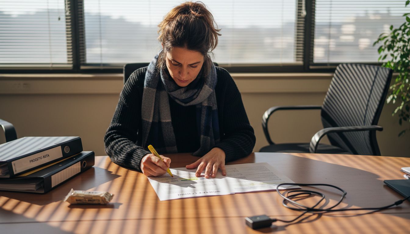 Donna che spunta i punti della checklist per la sicurezza nel cloud