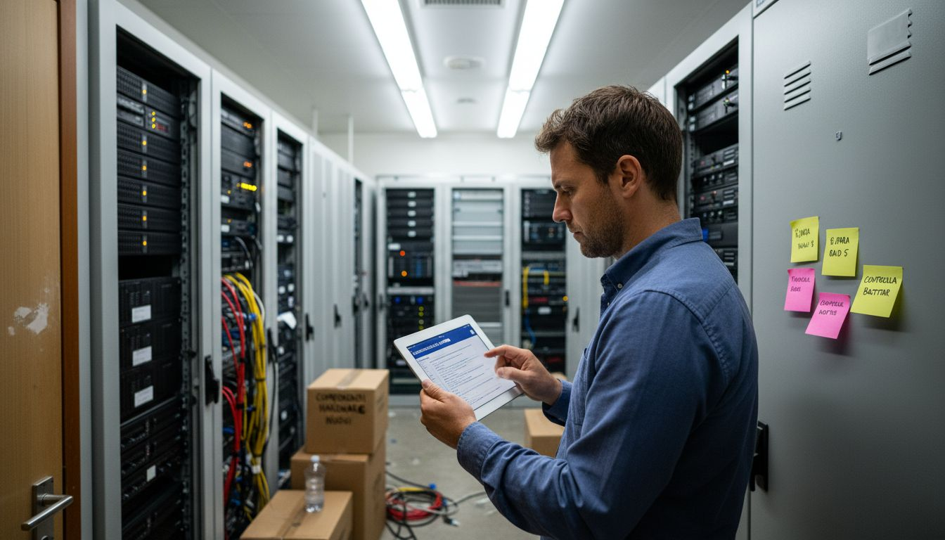 Ingegnere che si occupa del controllo e della gestione dei server cloud privati