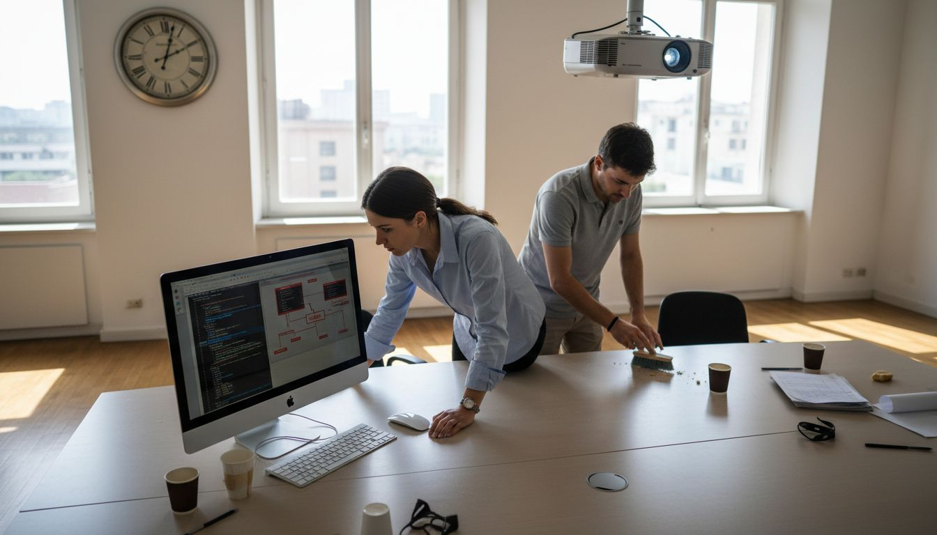 Il dipendente effettua un controllo sulle reali minacce alla sicurezza informatica.