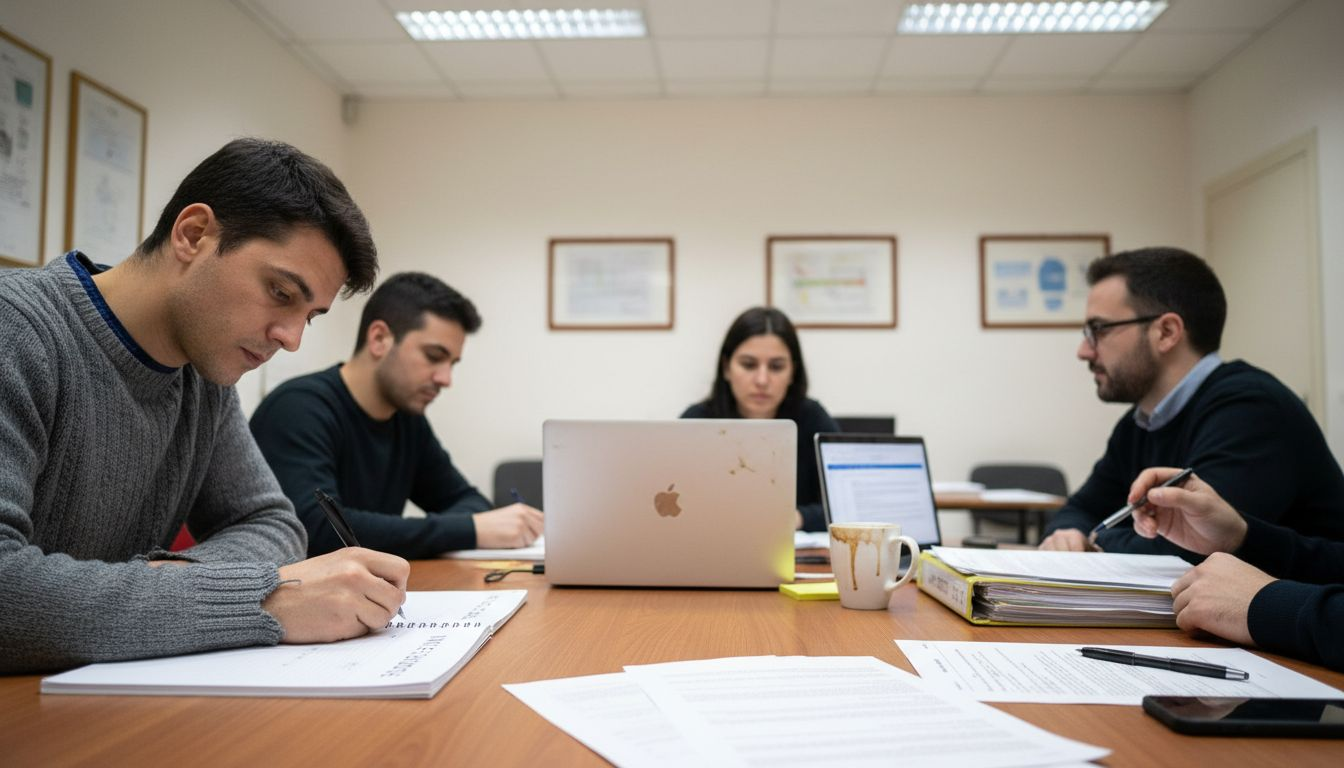 Il team si riunisce per organizzare e redigere insieme tutta la documentazione necessaria alla revisione contabile.