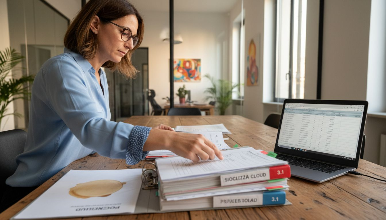 Responsabile IT che si occupa della gestione e dell’organizzazione della documentazione relativa alla sicurezza in cloud