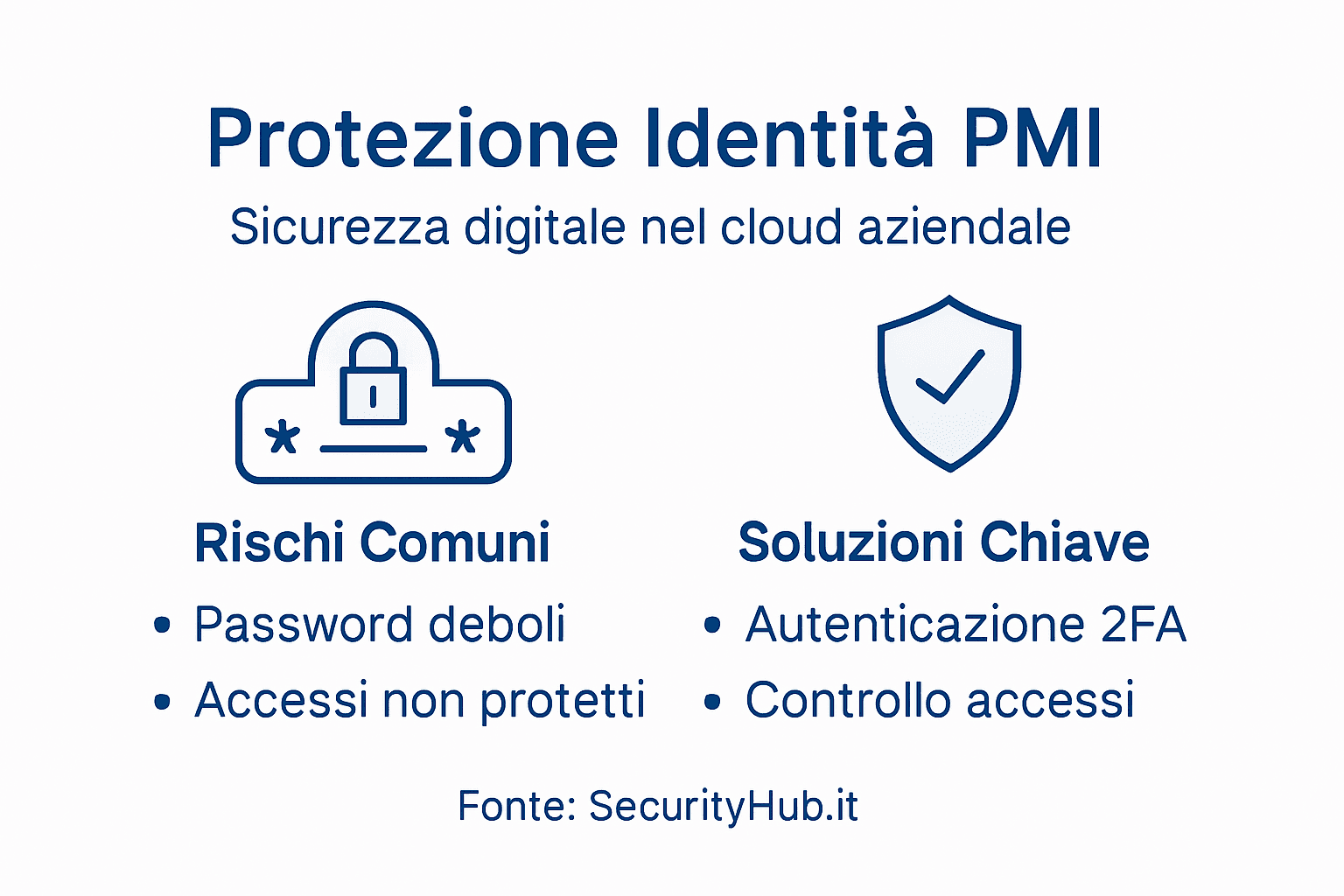 Infografica: come le PMI gestiscono l’identità digitale e sfruttano il cloud