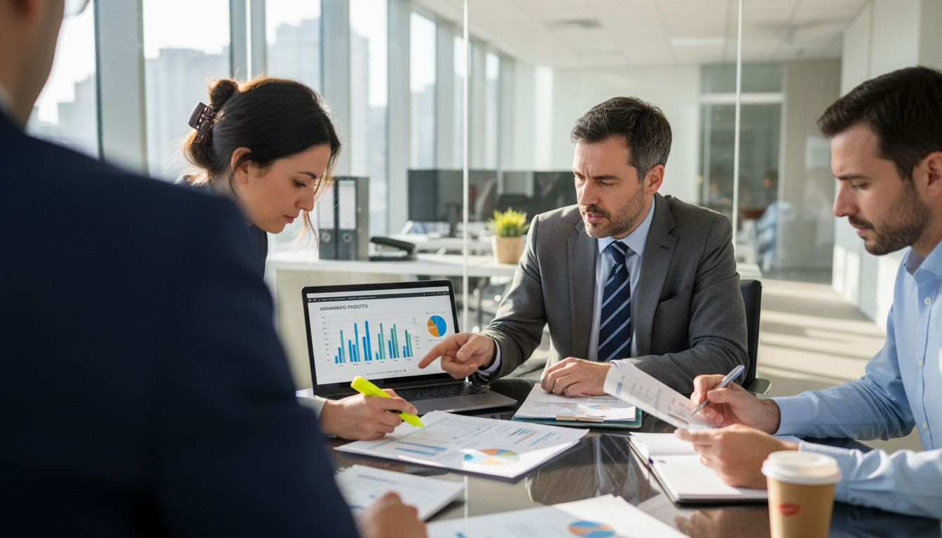 Il team si riunisce per analizzare e valutare i documenti relativi ai rischi.