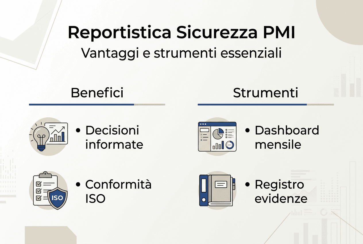 Infografica: panoramica sui vantaggi e sulle soluzioni per la sicurezza