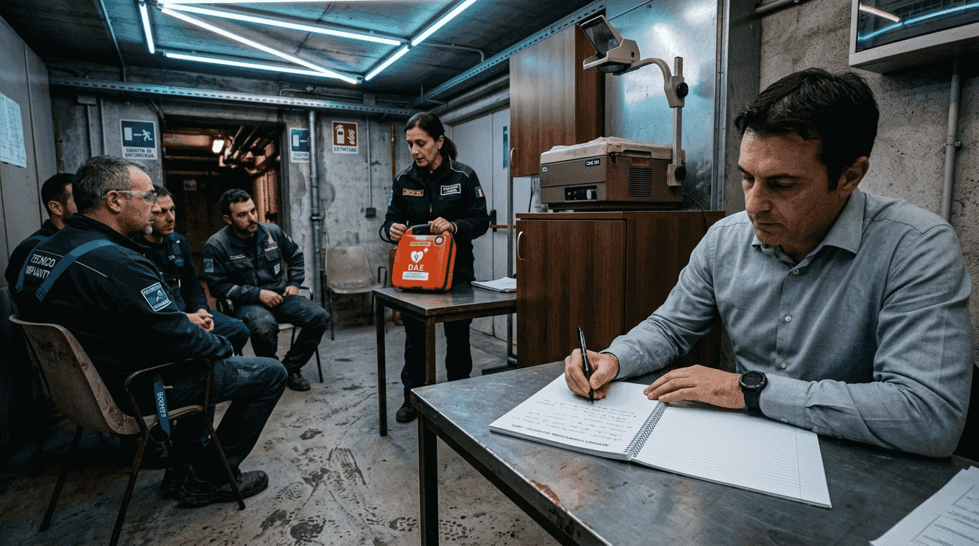 Formazione pratica sulla sicurezza per preposti