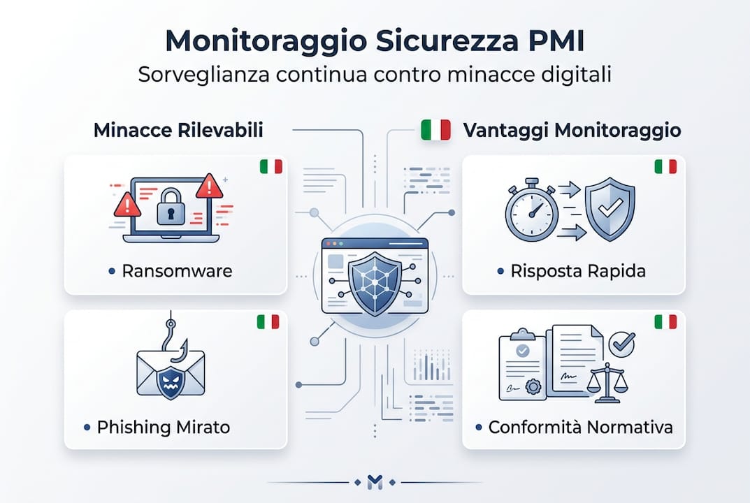 Infografica: tutti i benefici del monitoraggio della sicurezza