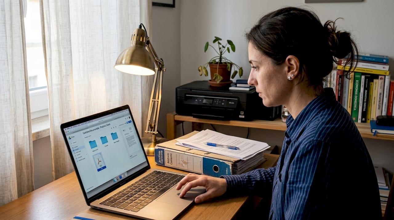 Organizzazione digitale dei documenti ISO per uso domestico