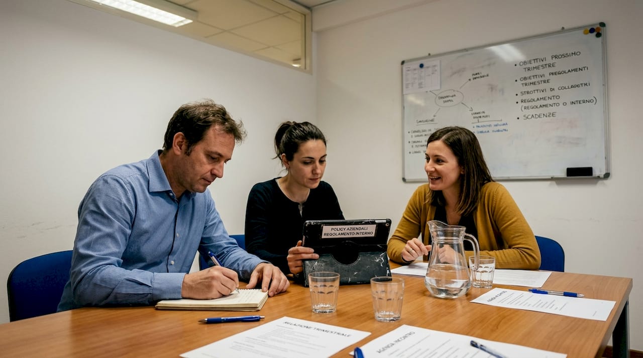 Gruppo ristretto dedicato all’aggiornamento delle policy aziendali