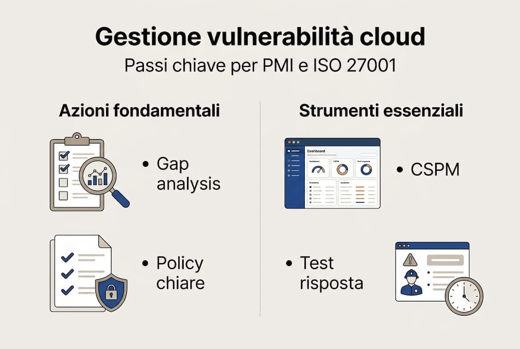 Infografica: come le PMI possono gestire al meglio le vulnerabilità nel cloud