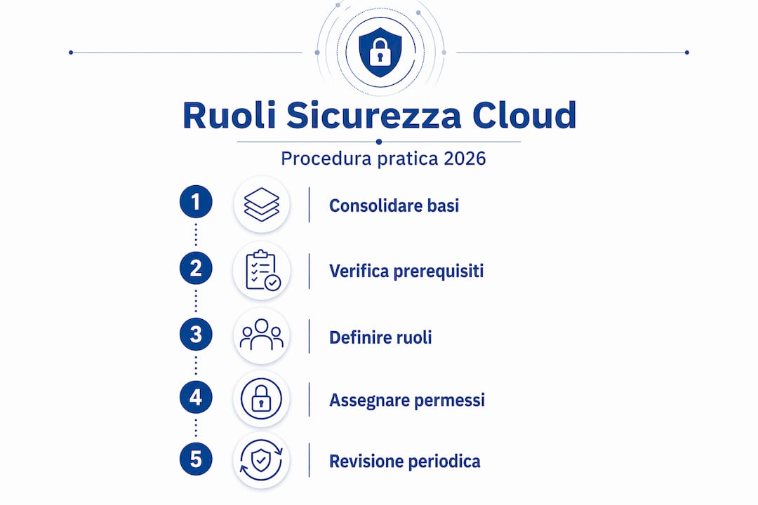 Infografica: come vengono assegnati i ruoli nel cloud, passo dopo passo