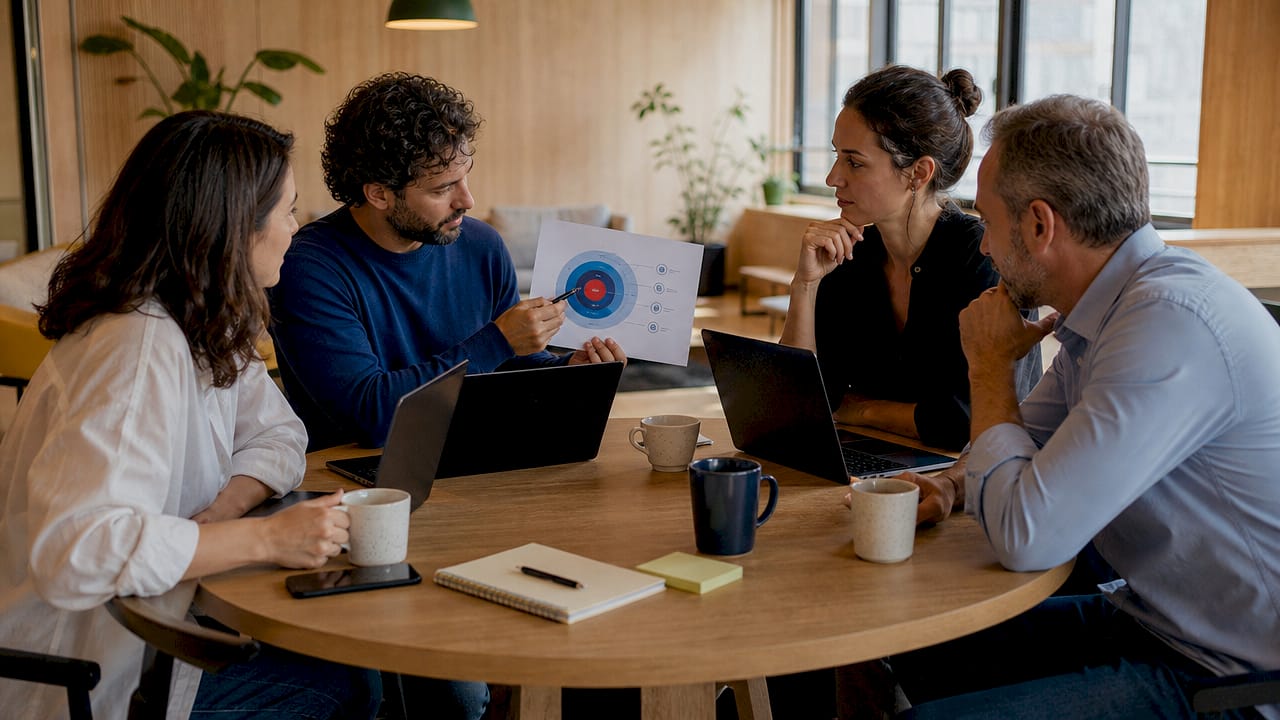 Il team IT si è confrontato sulla sicurezza a più livelli durante l’ultima riunione.