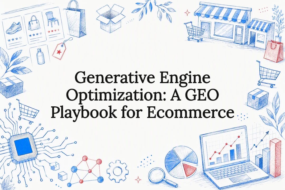 Decorative title card illustration for GEO article