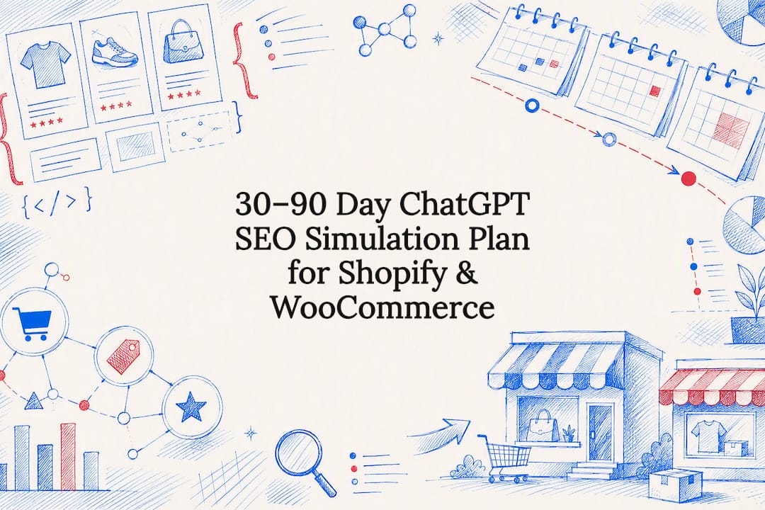 ChatGPT SEO simulation plan title card
