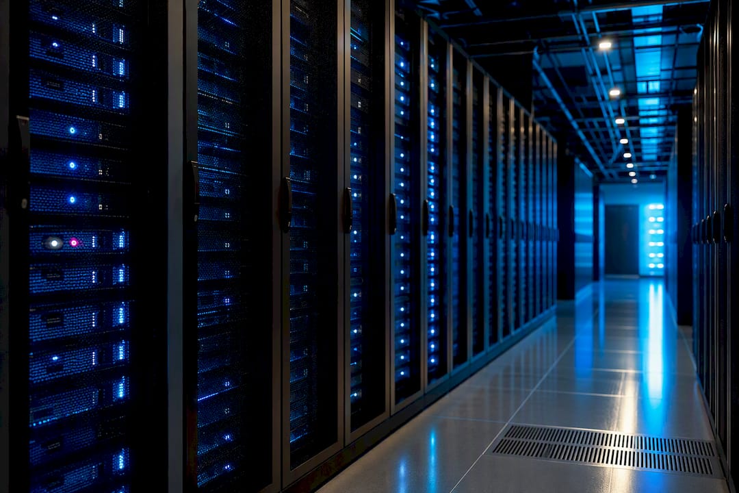 Secure data center server aisle