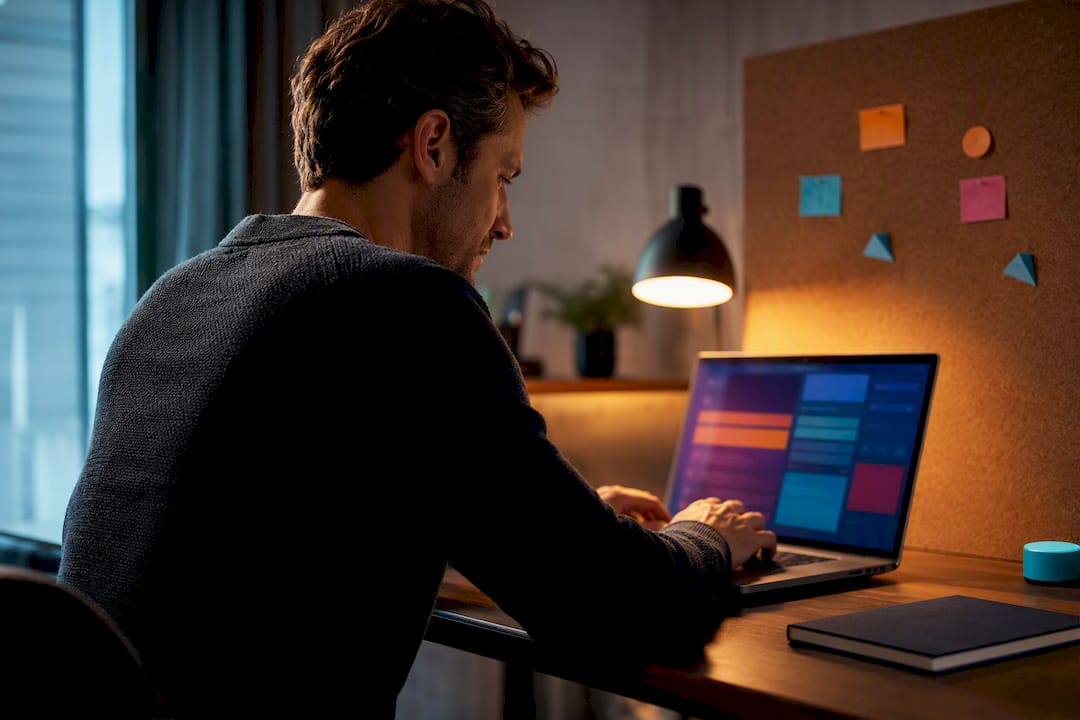 Project manager configuring a flexible workspace