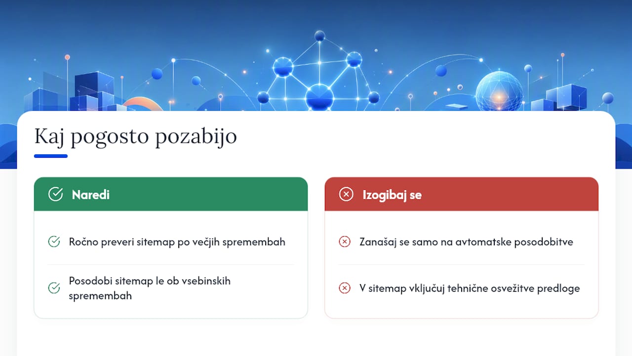 Nasvet iz prakse: na kaj pri sitemapih pozabljajo tudi izkušeni — overview diagram