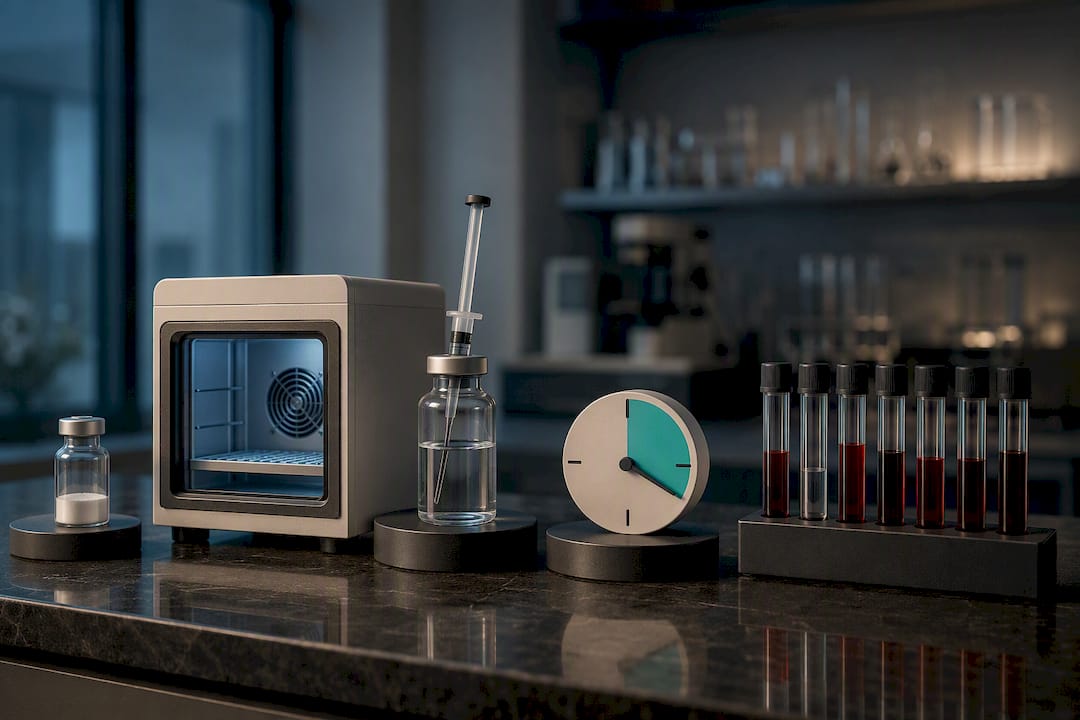 Protocol design stages for peptide sampling
